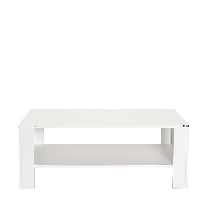 Hanah Home Shp-695-Dd-1 Mesa de Centro Blanca Diamante 110x65x42 cm Tablero Melamina 16mm Elegante Moderna Funcional